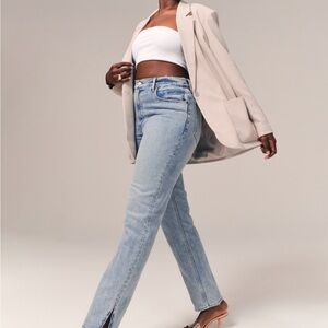 Abercrombie Curve Love Ultra High Rise 90s Straight Jean